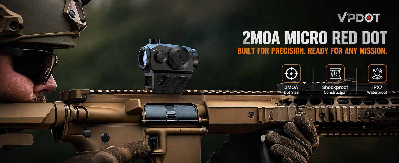 1x20mm 2 MOA Red Dot Sight - Motion-Activated Reflex Optic w/ Absolute Co-Witness Riser & Low Profile Mount for AR-15, Rifle, Shotgun | IPX7 Shockproof, 40,000-Hr Runtime