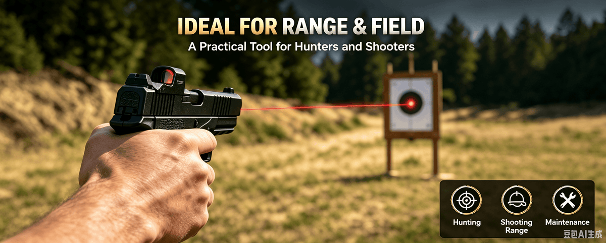 .45 ACP Laser Bore Sight | Pistol Optic Alignment
