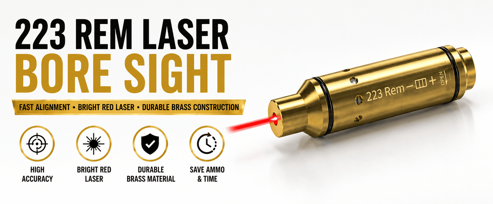 .223 Rem Laser Training Cartridge - Dry Fire System