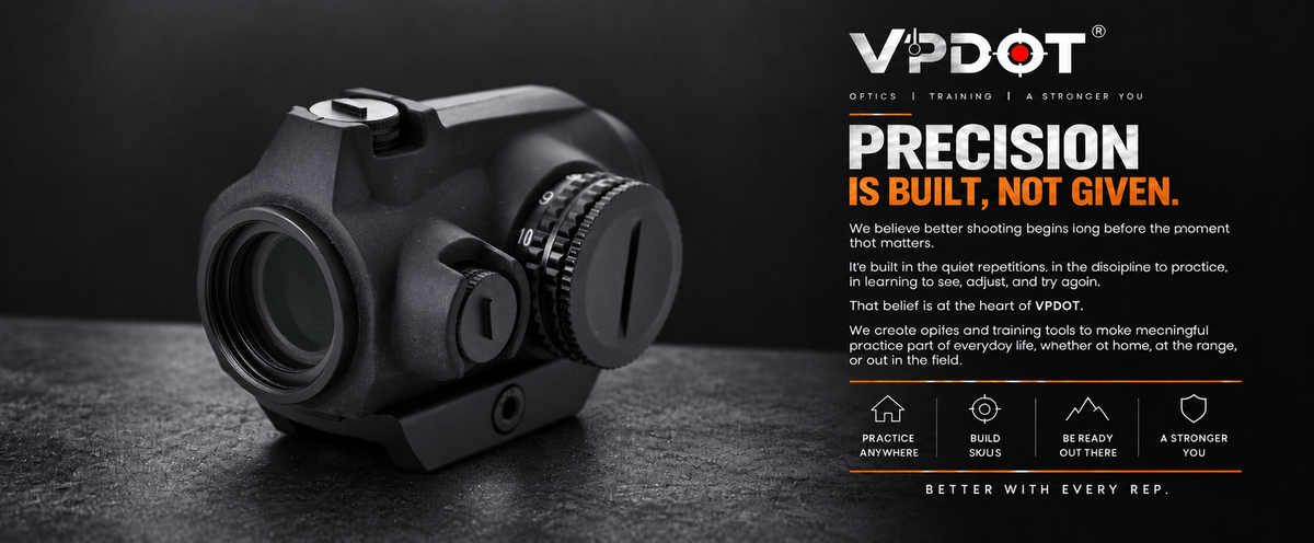 VPDOT D205X Red Dot Sight with Killflash | 2 MOA | Picatinny