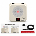 VPDOT 3-ring laser target smart indicator light red charging green fully charged USB-C charging cable included dry fire training system