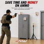 VPDOT 3-ring laser shooting target save time money on ammo train at home office 10M indoor outdoor no expensive ammunition dry fire