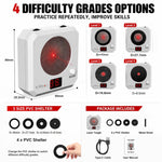 VPDOT smart laser target 4 difficulty grades PVC shelter rings D55 D27 D16 D8 practice repeatedly improve shooting skills