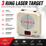 VPDOT 3-ring laser target real-time hit recognition scoring display strong magnet USB-C rechargeable high recognition indoor outdoor lightweight portable