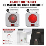 VPDOT smart laser training target adjustable brightness light setting dial indoor outdoor dry fire laser training system