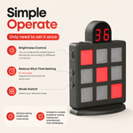 VPDOT 9-grid laser shooting target simple operate brightness control add shot time setting random start time adjustment mode switch volume control