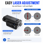 VPDOT laser sight easy adjustment vertical horizontal windage elevation turn screw precise alignment red laser sight for pistol