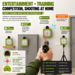 VPDOT 7-ring laser target entertainment training competition shooting at home smart training more fun better results voice broadcast display