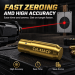 .45 ACP Laser Bore Sight | Pistol Optic Alignment