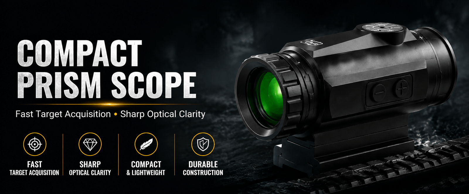 VPDOT P301X Prism Scope | 3x Magnifier | AR-15 Rifle Optic