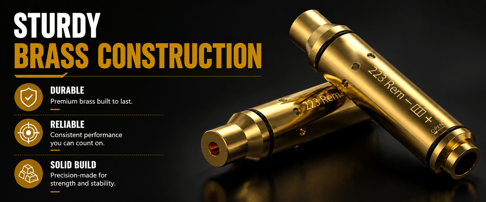 VPDOT 7.62x39 Laser Bore Sight & Dry Fire Training Cartridge