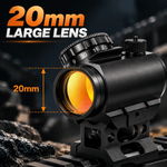 VPDOT D201X Micro Red Dot Sight | Shake Awake | Riser Mount