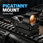 VPDOT D104X Rechargeable Red Dot Sight | USB-C Reflex | Picatinny
