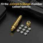 VPDOT .223 Rem 5.56mm chamber caliber specific laser training cartridge fit