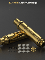 VPDOT .223 Rem brass laser training cartridge dry fire system with batteries and O-rings