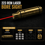 VPDOT 223 Rem laser bore sight package, cartridge, O-rings, and battery cap included