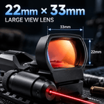 VPDOT D103X Red Dot Sight with Laser | Rifle Laser Combo | Picatinny