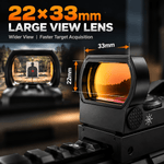 VPDOT D102X Picatinny Red Dot Sight for AR-15 | Red & Green