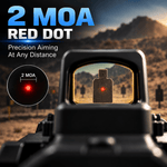 VPDOT D402X Reflex Sight | 2 MOA Single Red Dot | Picatinny