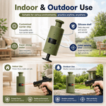 VPDOT laser bouncing electronic target indoor outdoor use silicone shell laser sensing area super strong USB-C rechargeable dry fire system package contents