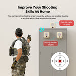 VPDOT 3-ring laser target improve shooting skills at home dry fire no ammo no noise