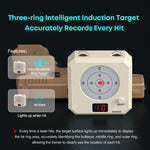 VPDOT 3-ring laser shooting target intelligent induction hit detection dry fire training