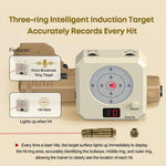 VPDOT 3-ring laser induction target accurately records every hit lights up on hit dry fire