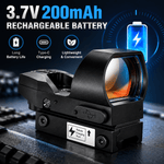 VPDOT D104X Rechargeable Red Dot Sight | USB-C Reflex | Picatinny