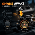 VPDOT D201X Micro Red Dot Sight | Shake Awake | Riser Mount