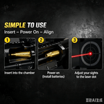 VPDOT .223 Rem Laser Bore Sight | 5.56 Brass Chamber Tool
