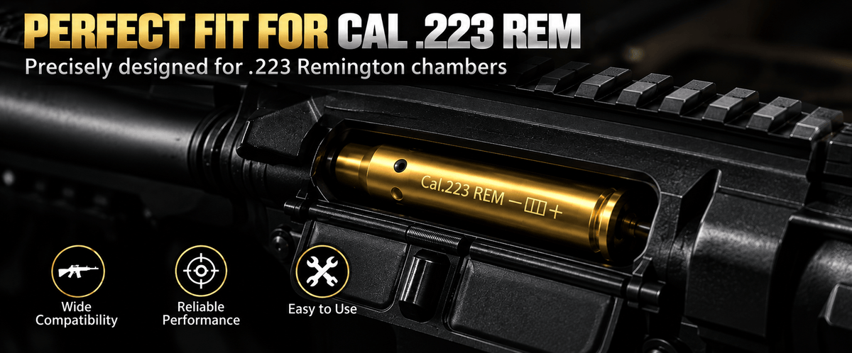 VPDOT .223 Rem Laser Bore Sight | 5.56 Brass Chamber Tool