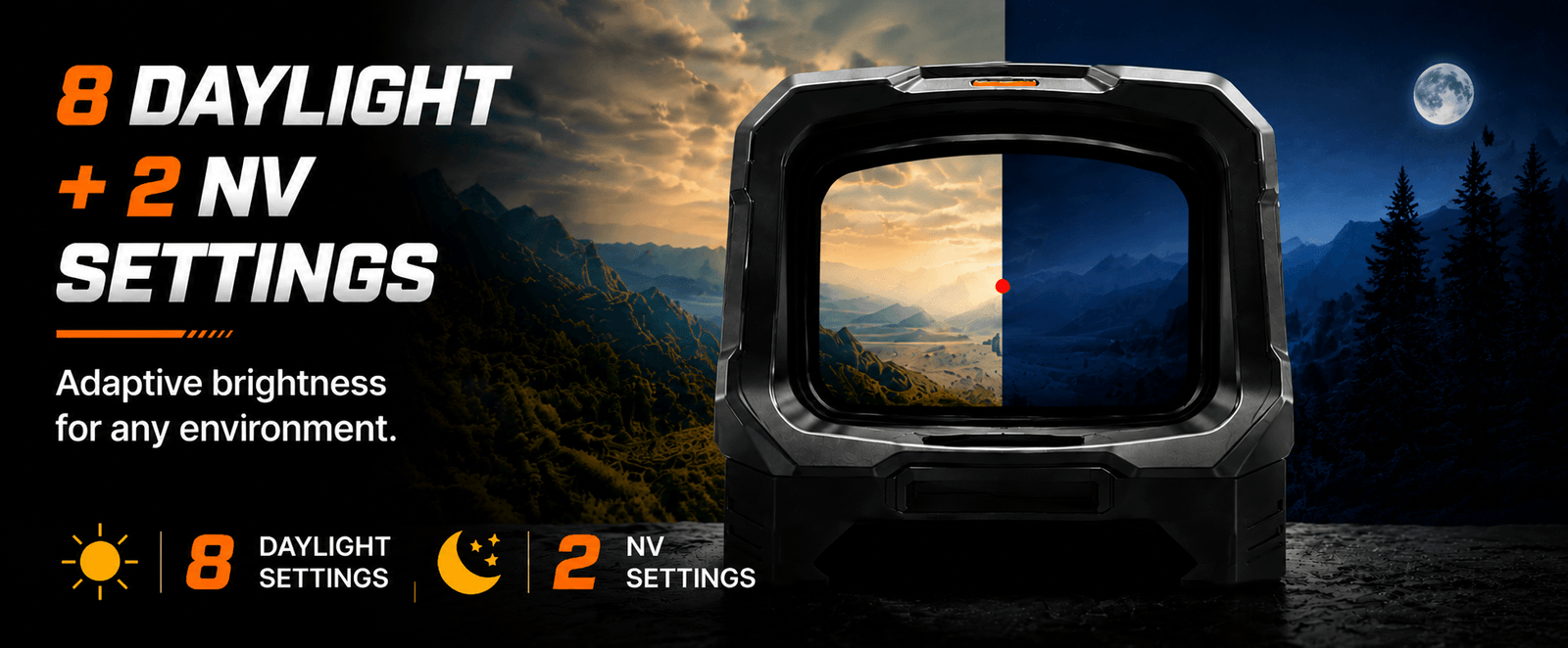 VPDOT D507X Solar Red Dot Sight | RMSC Footprint | Dual Power Pistol