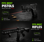 VPDOT D101X Micro Red Dot Sight | 2 MOA | Pistol & Rifle | Shake Awake