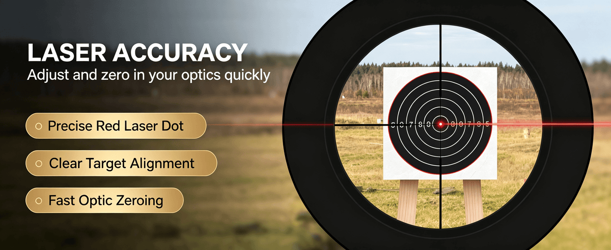 .45 ACP Laser Bore Sight | Pistol Optic Alignment