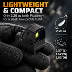 VPDOT D508X Solar Red Dot Sight | RMS/RMSC | 1500G Shockproof | Pistol & Rifle