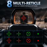 VPDOT D103X Red Dot Sight with Laser | Rifle Laser Combo | Picatinny