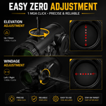 VPDOT P430X 4x30 Prism Scope | Shockproof | IPX7 Waterproof | Rifle