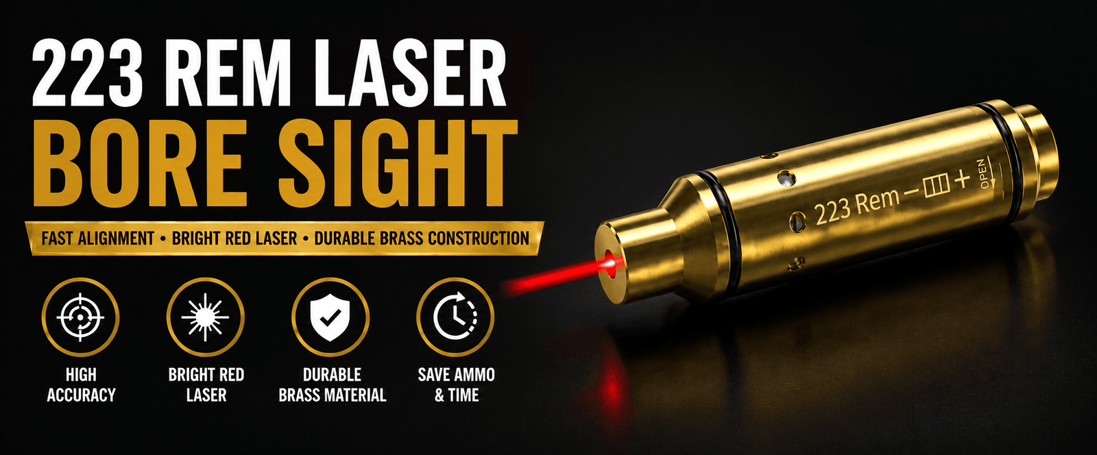 VPDOT 7.62x39 Laser Bore Sight & Dry Fire Training Cartridge