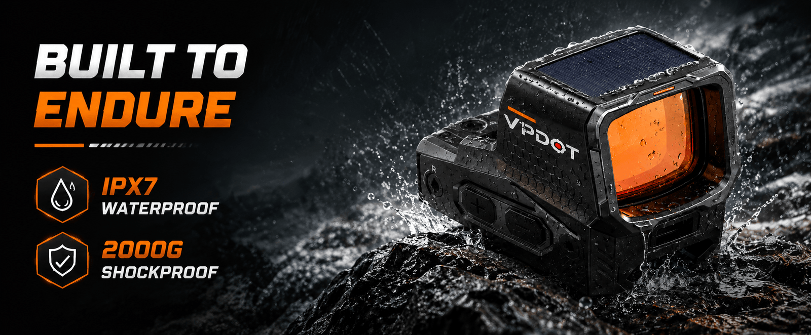 VPDOT D507X Solar Red Dot Sight | RMSC Footprint | Dual Power Pistol
