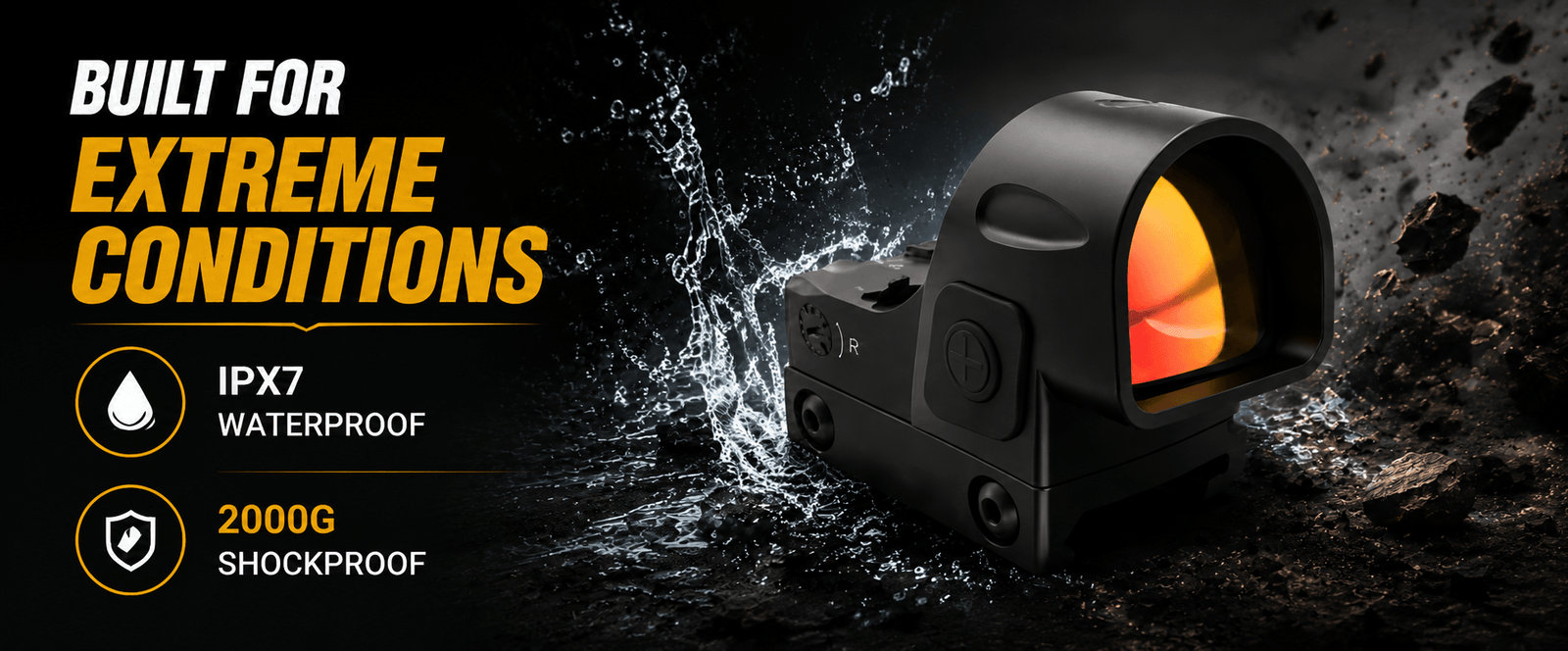 VPDOT D301X Multi-Reticle Red Dot Sight | RMR | Riser Mount