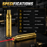 VPDOT .223 Rem Laser Bore Sight | 5.56 Brass Chamber Tool