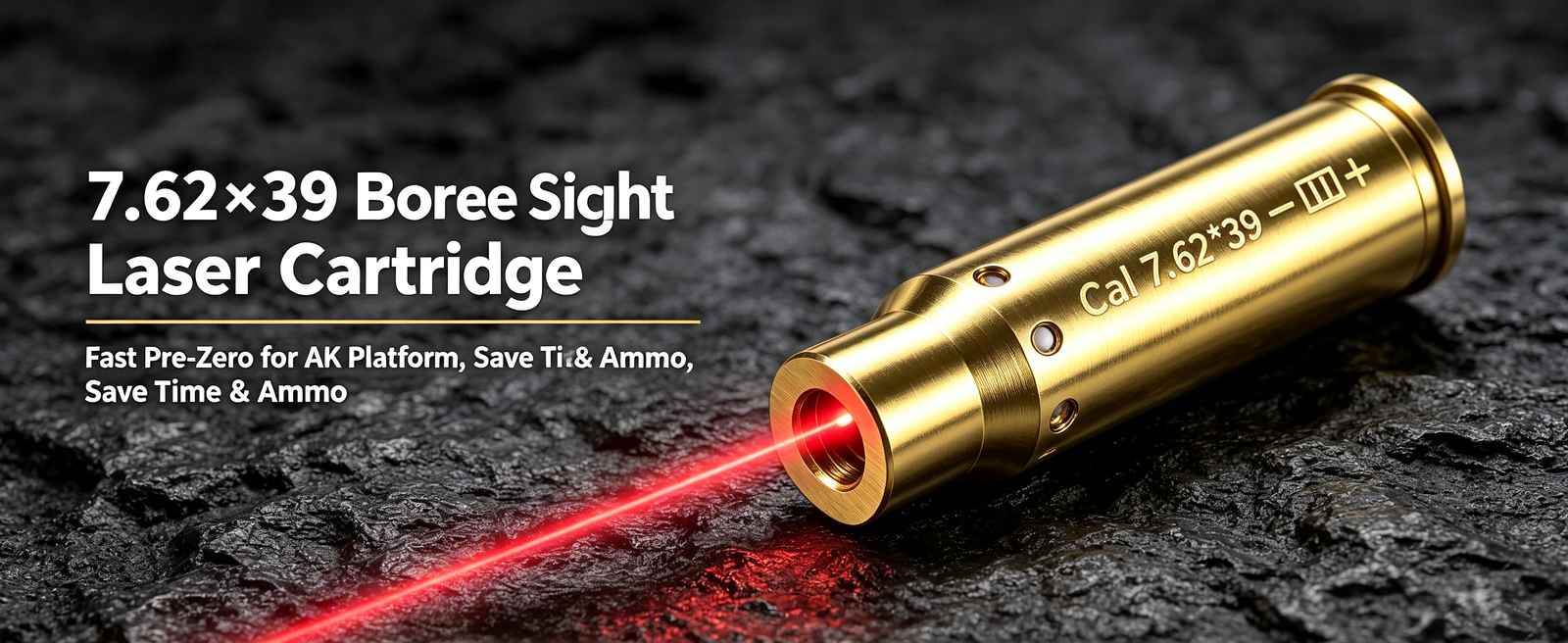 VPDOT 7.62x39 Laser Bore Sight | Chamber Bore Sighting Tool | Pre-Zero Alignment
