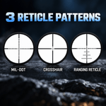 VPDOT 3-9x40 Rifle Scope | Illuminated Mil-Dot | Picatinny