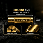 .45 ACP Laser Bore Sight | Pistol Optic Alignment
