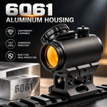 VPDOT D203X Mini Red Dot Sight | USB-C Rechargeable | Riser Mount
