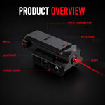 VPDOT D101X Micro Red Dot Sight | 2 MOA | Pistol & Rifle | Shake Awake