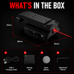 VPDOT D101X Micro Red Dot Sight | 2 MOA | Pistol & Rifle | Shake Awake