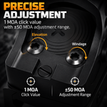 VPDOT D508X Solar Red Dot Sight | RMS/RMSC | 1500G Shockproof | Pistol & Rifle