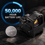 VPDOT D508X RMSC Red Dot Sight | Solar Power | Shake Awake