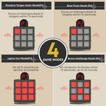 VPDOT 9-grid laser shooting target 4 game modes random target chain shot timer lights out score challenge
